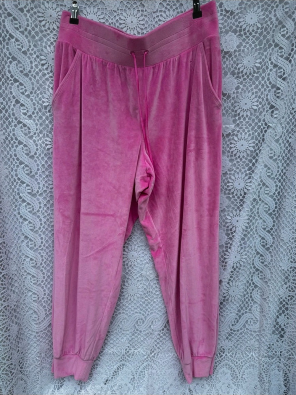 Victoria's Secret Pink Velour Jogger Pants